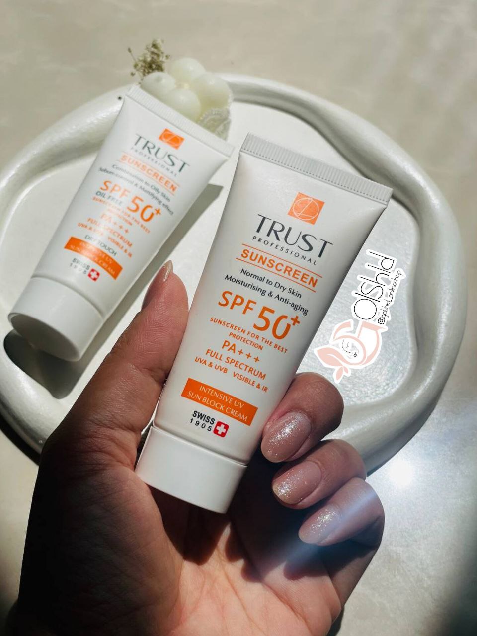 ضد آفتاب تراست پوست خشک