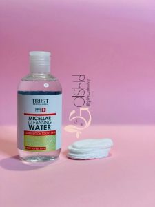 محلول میسلارواتر پاک کننده ارایش تراست پوست مختلط تا چرب