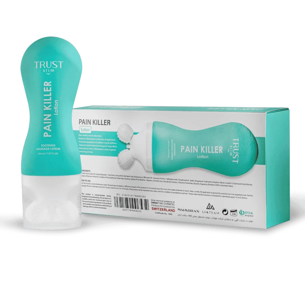 لوسیون ضد درد و گرفتگی عضلات تراست اسلیم