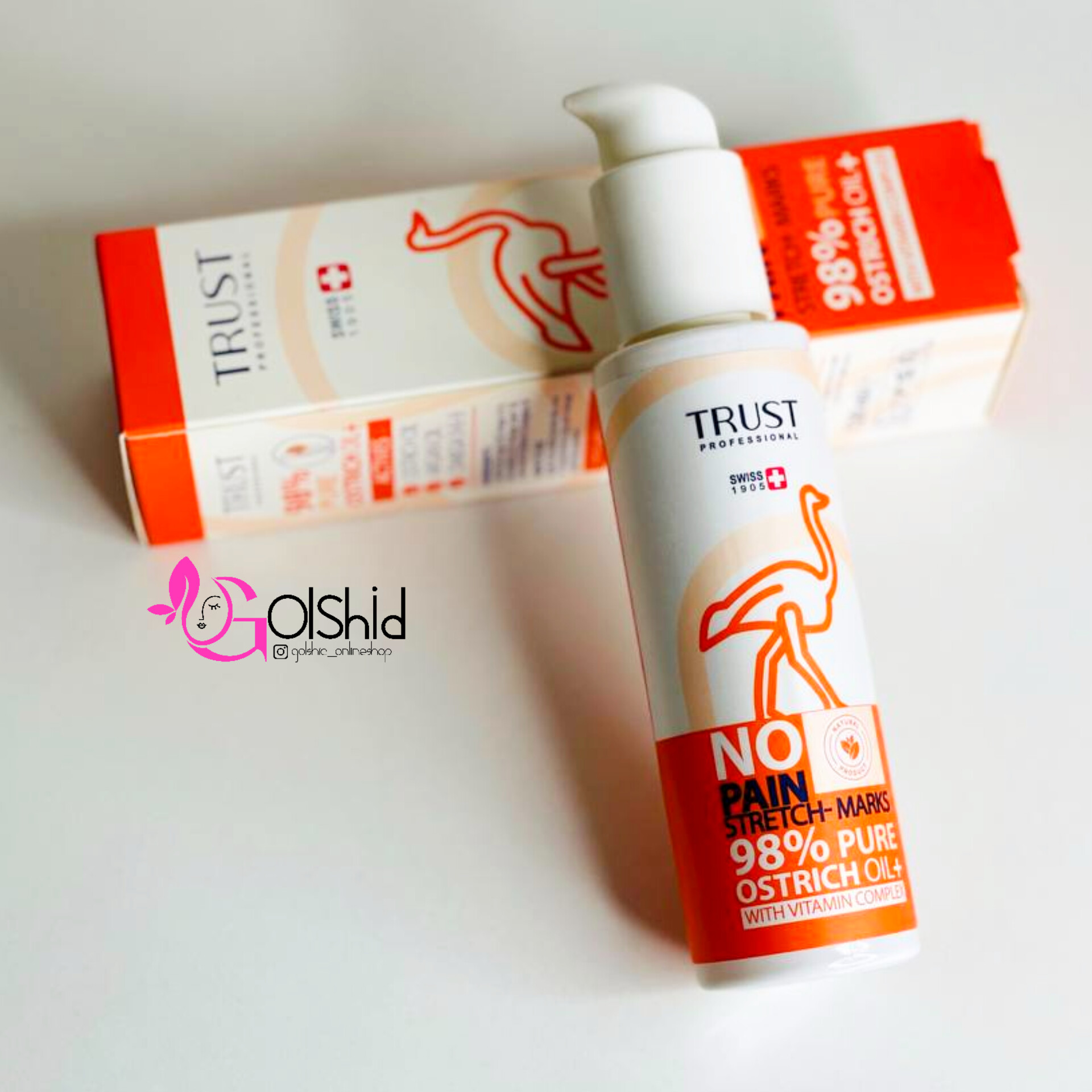 روغن شتر مرغ تراست