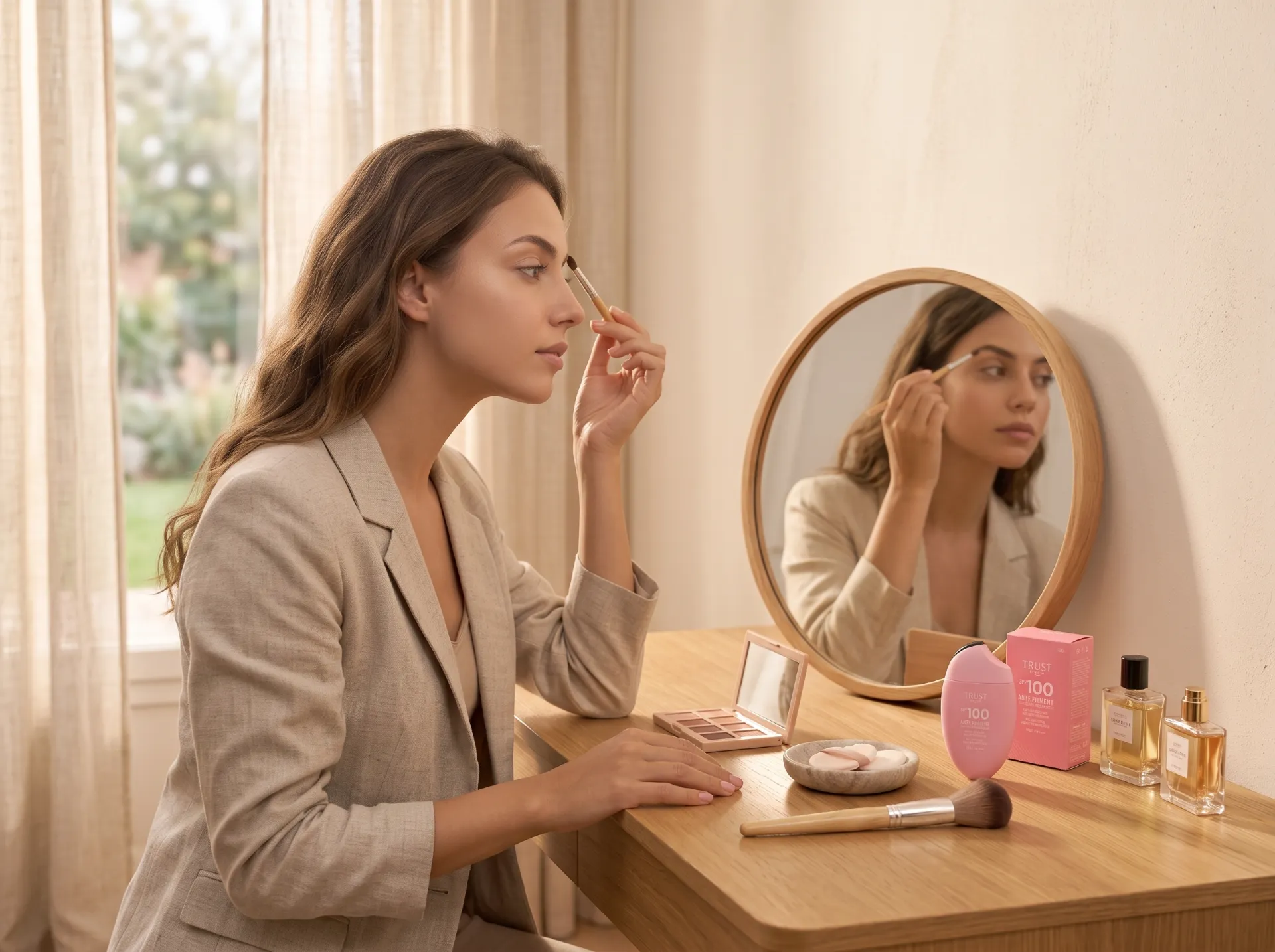 استفاده از ضد آفتاب برای زیر آرایش